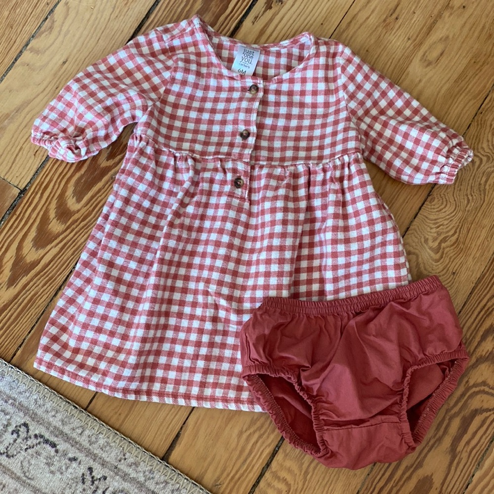 Gingham flannel dress - Picture 1 of 1